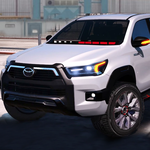SUV-Parkplatz: 4x4 Hilux