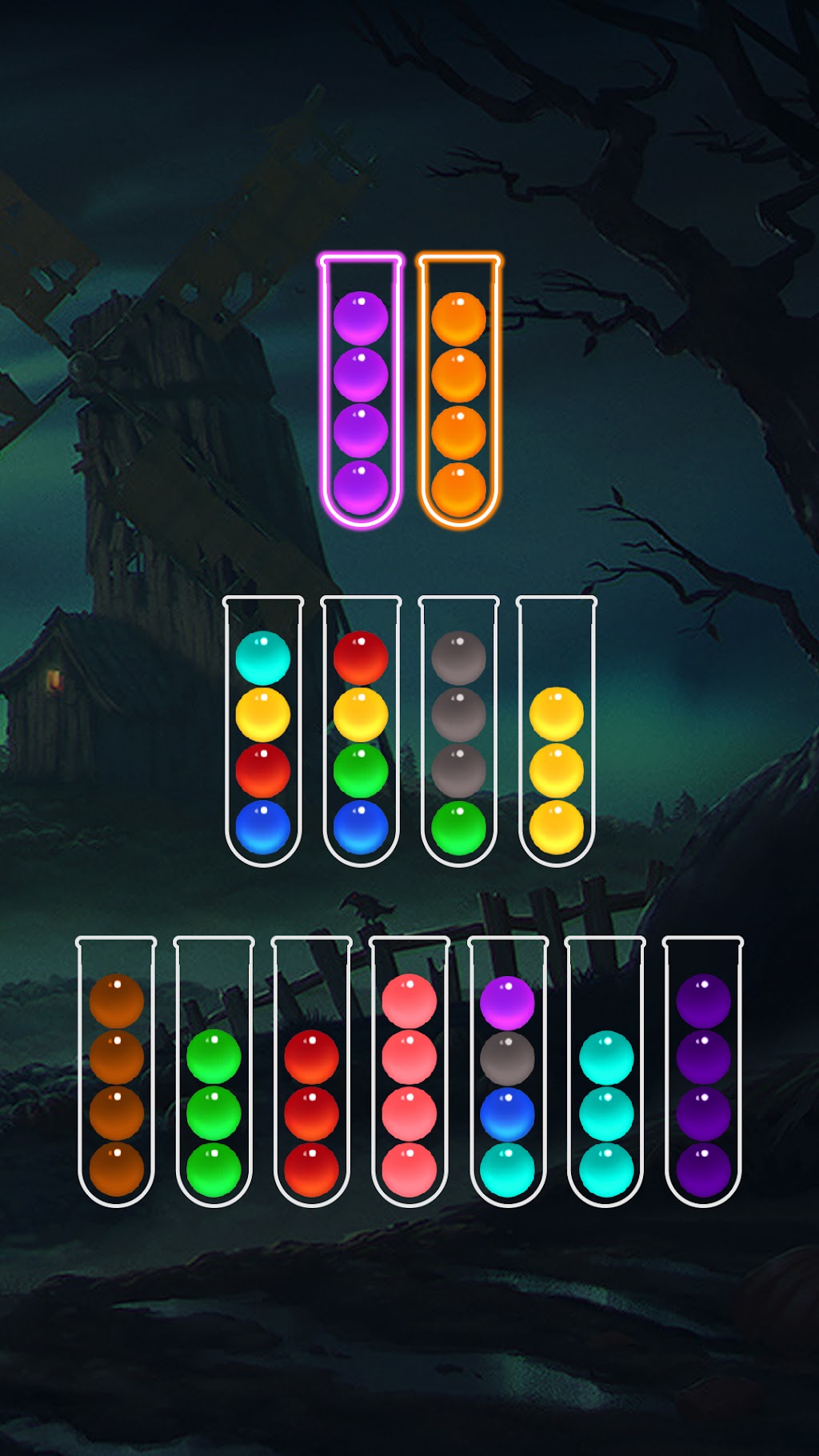 Descarga y juega a Bubble Sort Color Puzzle gratis en PC y Mac (Emulador)