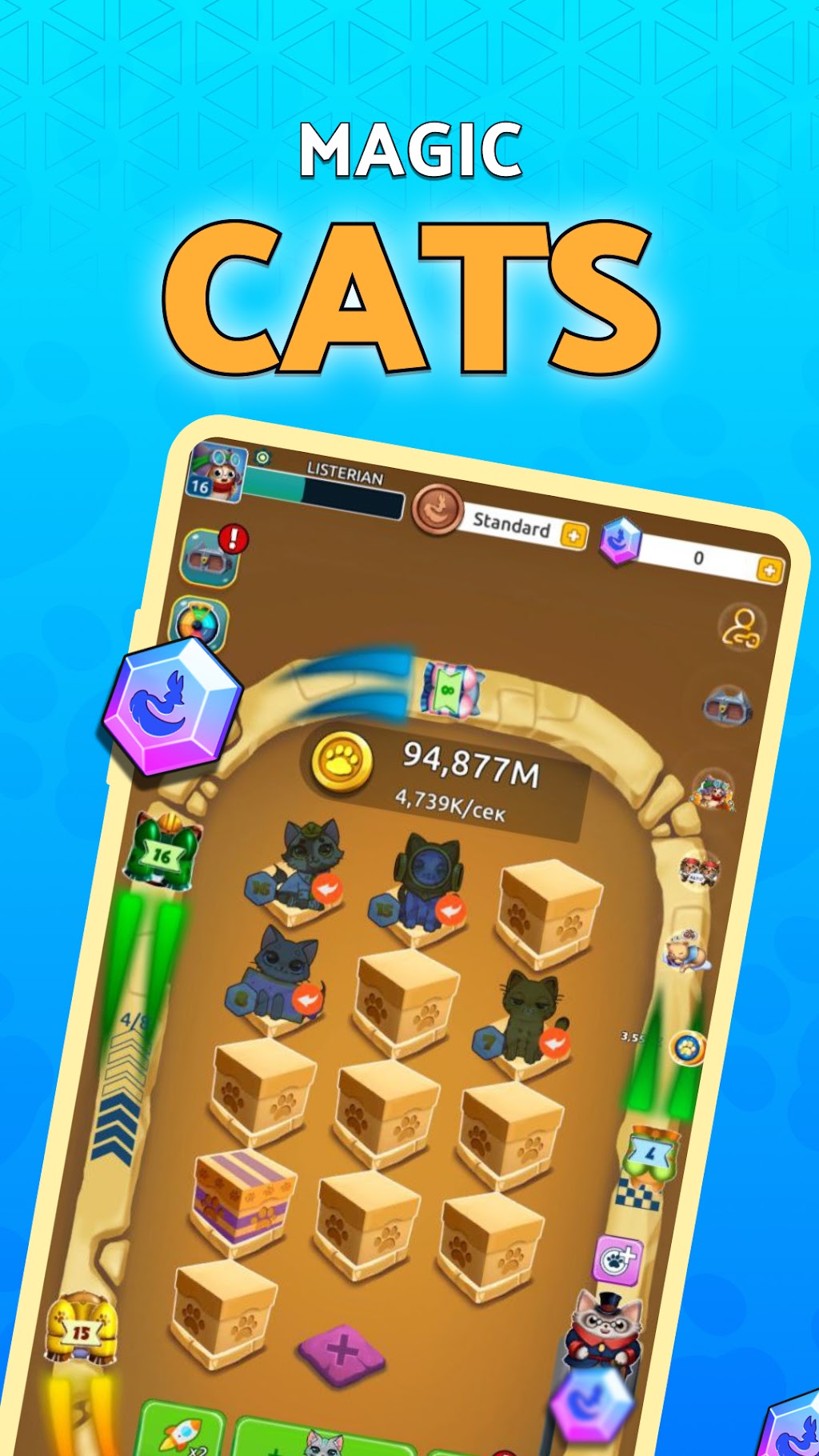 PC와 Mac에서 Crypto Cats 암호화폐를 얻습니다를 다운로드하고 즐기세요. MuMuPlayer(시뮬레이터)를 사용하세요.